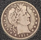 1914-S Barber Half Dollar