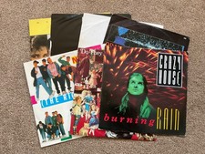 Bundle of 12" Vinyl Records - Mostly LP Singles - Mixed Genre - 33rpm & 45rpm