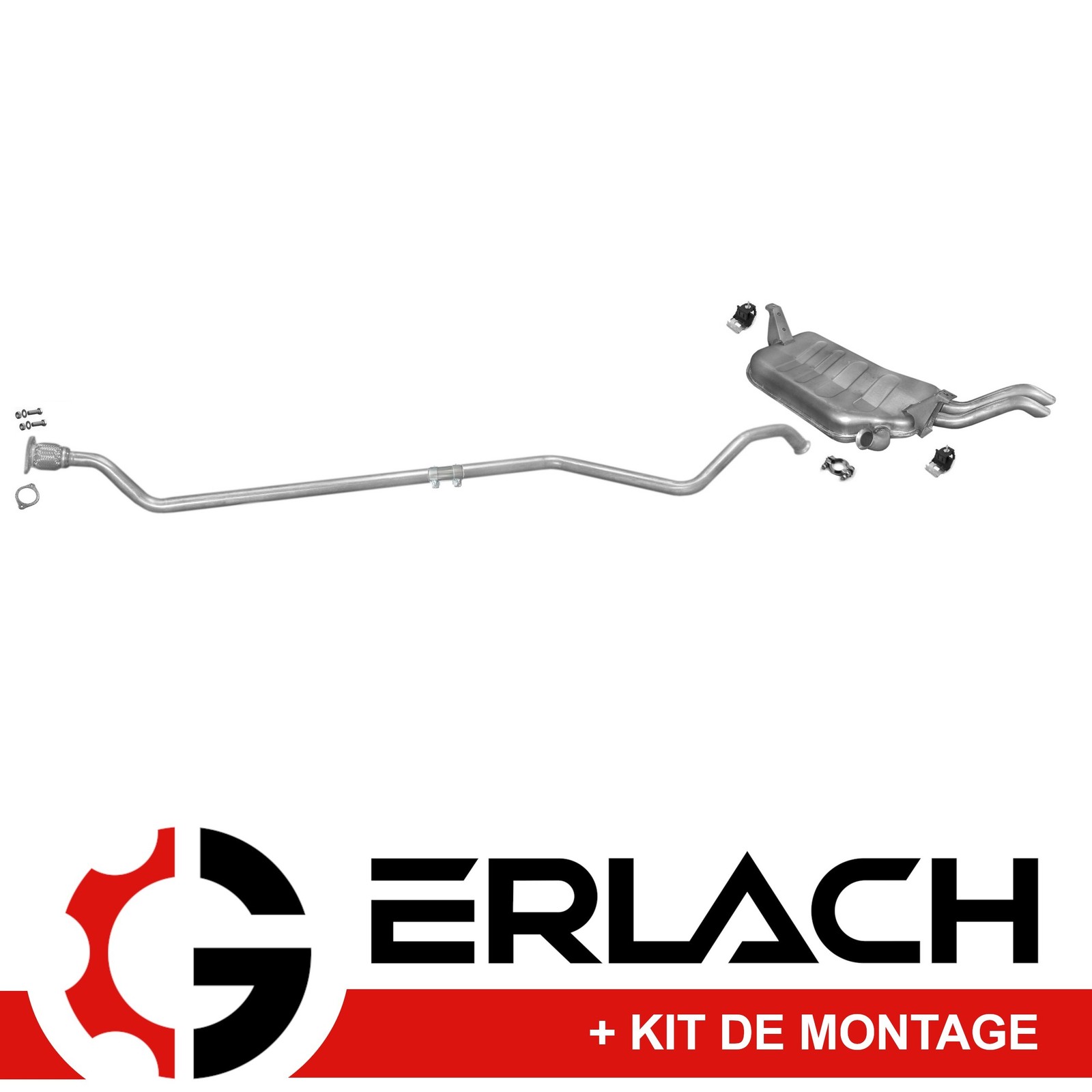 Echappement silencieux Laguna II Grandtour 1.9 dCi piece de rechange pot arriere 10288