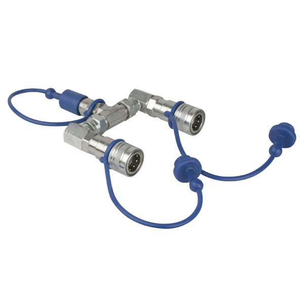 Showtec - CO2 3/8 Q-Lock 2-way splitter