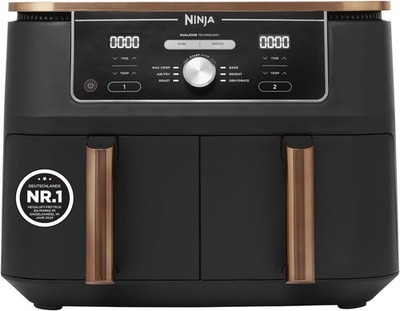 Ninja Foodi MAX Dual-Zone Heißluftfritteuse - Schwarz (AF400EUCP)