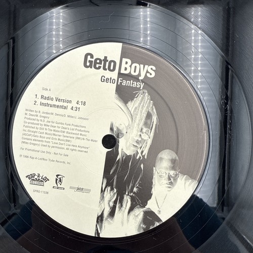 Geto Boys- Hold it Down- Featuring FACEMOB LP Vinyl Promo 1996 Rap-A-Lot Records - Picture 6 of 8