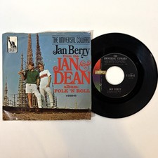 Jan Berry Universal Coward I Can't Wait to Love You 45 Record 7&rdquo; Picture Sleeve