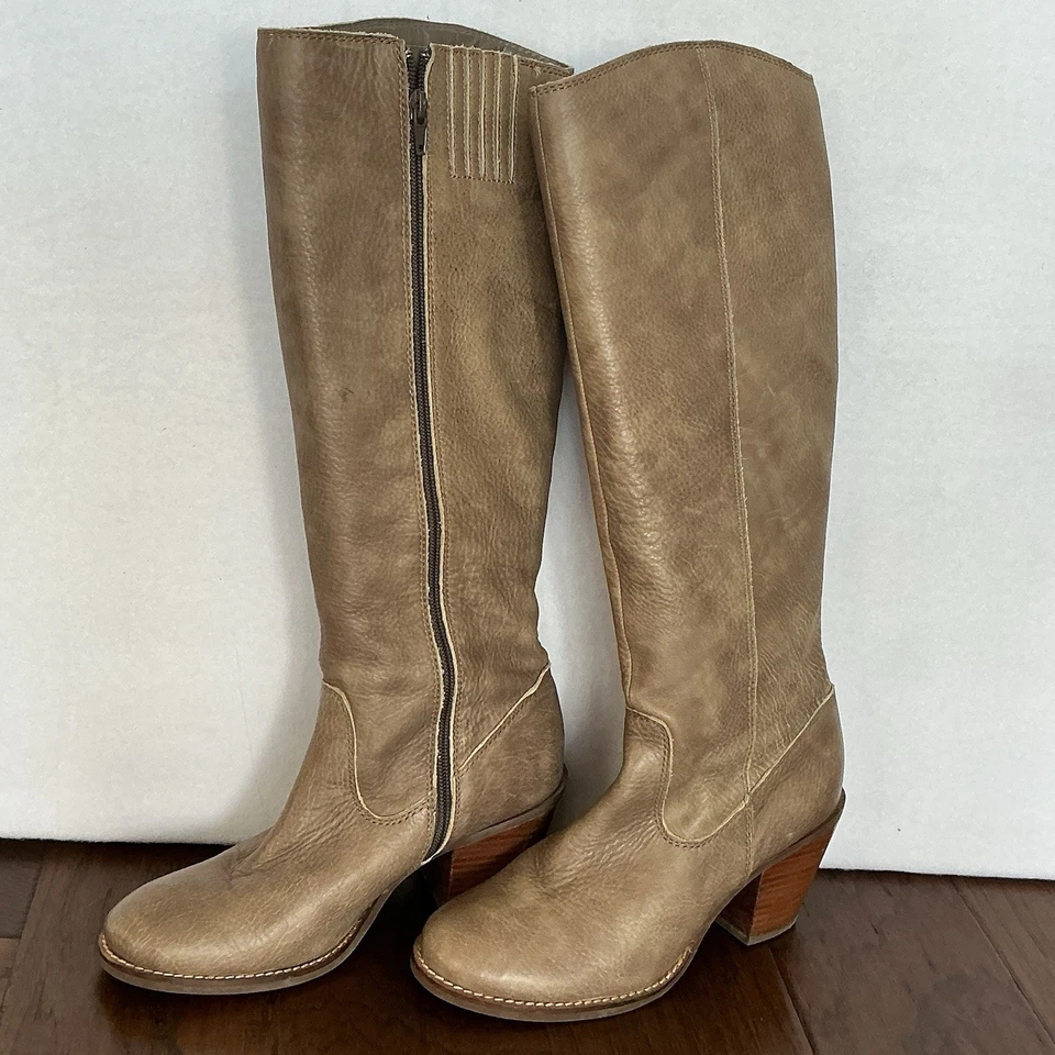 Botas de cuero topo Seychelles hasta la rodilla para mujer talla 7 Foto 2 de 4
