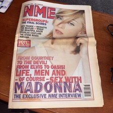 Newspaper NME Music Newspaper December 2nd 1995 Madonna Cover