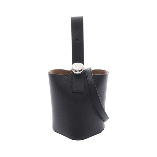 Loewe 2WAY Handbag Black Leather #RCB10727