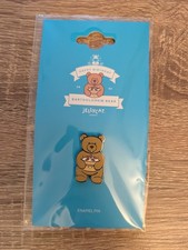 Jellycat Bartholomew Bear Birthday Party Exclusive Enamel Pin Badge VHTF Rare