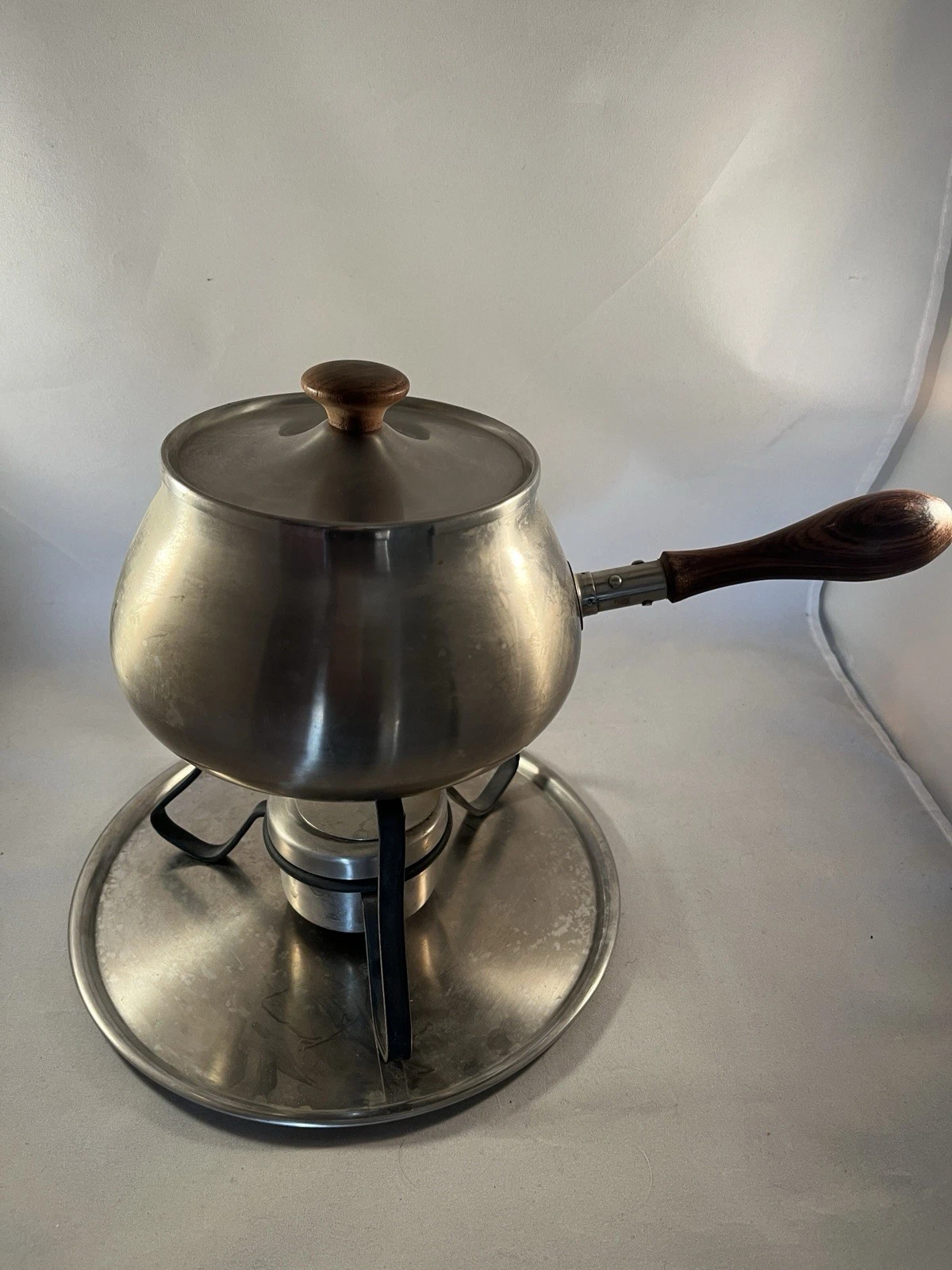 Vintage Mid-Century Modern Stainless Steal Fondue Set
Opens in a new window or tab