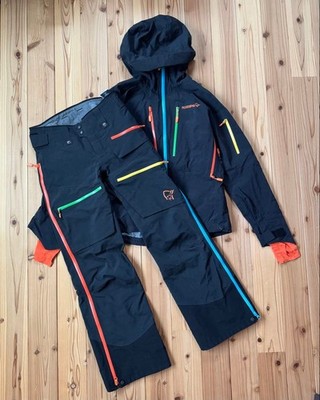 Norrona Lofoten Gore-Tex Pro Jacke & Hose Set Damen Größe S und XS Mehrfarbig