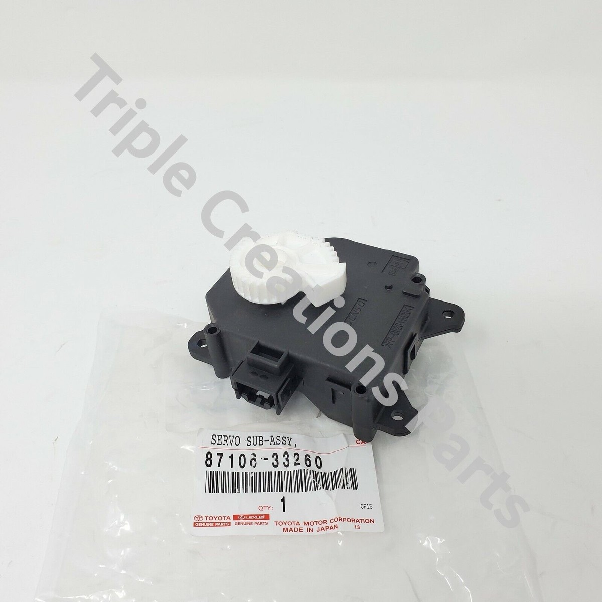 Toyota Genuine 87106-33260 Damper Servo Sub Air Conditioner