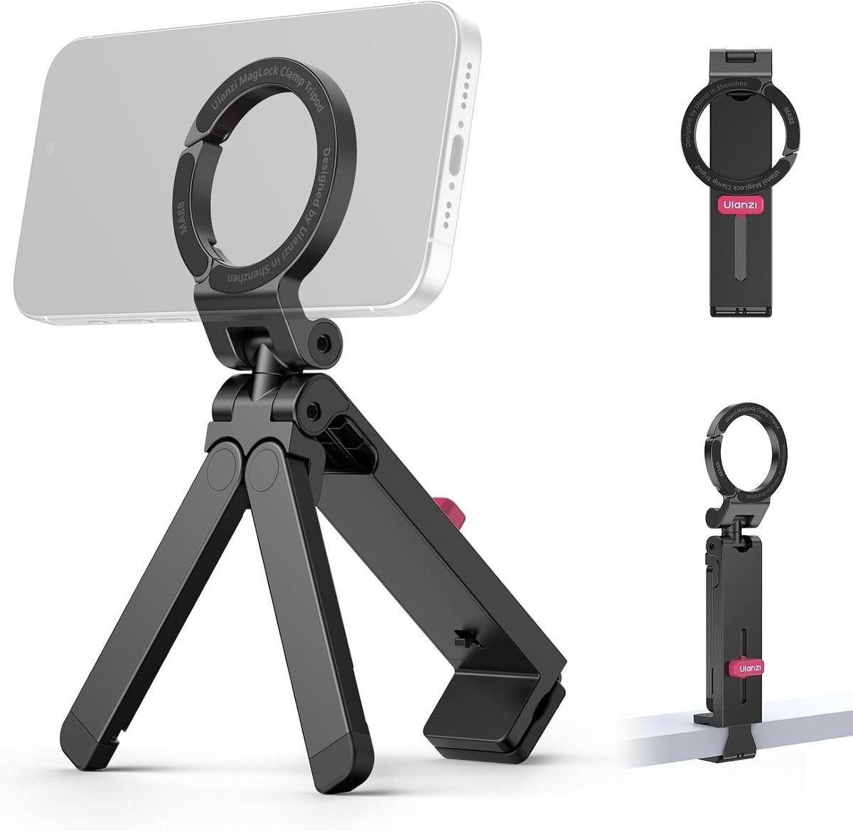 Ulanzi MA88 in1 Magnetic Phone Holder Tripod Stand 360° Clamp