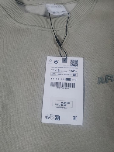 Zara Kids ART PALS Sweater Size 11-12 NEW - Picture 13 of 14