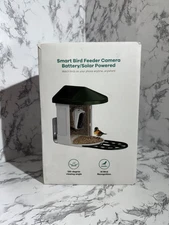 Harymor Q8 Smart Bird Feeder Camera w/ Solar Panel – 2K AI, Motion Alerts, New
