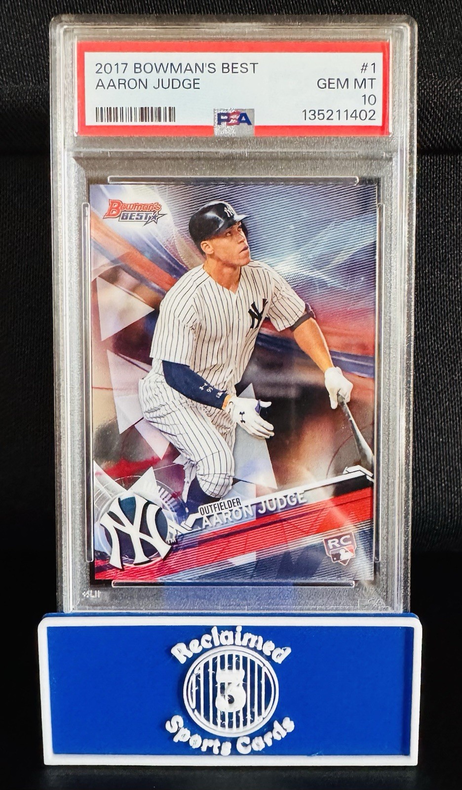 2017 Bowman's Best - Aaron Judge #1 Rookie 🔥 PSA 10 🔥 RC New York Yankees