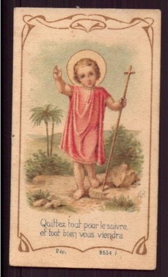 Andachtsbild '' Gebet zu Jesuskind ''