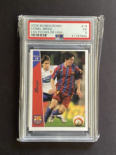 Lionel Messi #19 2006 Mundicromo Las Fichas de Liga card