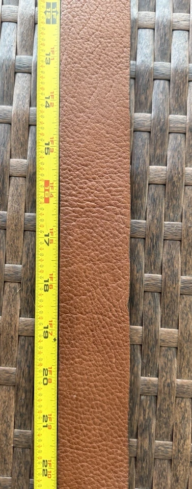 Dos Flores 复古棕色水牛皮革腰带。  34 码可拆卸扣。 — 第 4/4 张图片