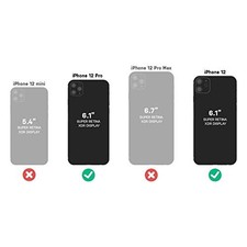 OTTERBOX IPHONE 12 IPHONE 12 PRO COMMUTER SERIES CASE - BLACK, SLIM - BLACK