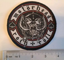 Motorhead Warpig Circular Shape Woven Patch Sew On