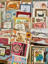 Lot Of 50 Assorted Bulk Handmade Greeting Cards