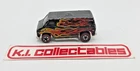 Hot Wheels Redline 1974 Super Van Black with Flames Made in Hong Kong