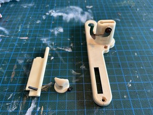 Perpetuum Ebner Rex Ersatzteile Tonarmhalter Einschalthebel