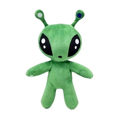 34CM AFTONSPARV Green Alien Kawaii Plush Toys Cute Soft Stuffed Cartoon Anime