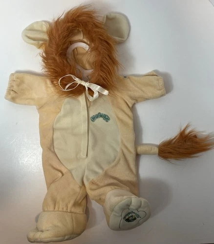 Vintage Cabbage Patch Kids Coleco LION FOOTED COSTUME PAJAMAS OUTFIT for Dolls