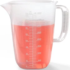 1 Gallon Measuring Pitcher, 134oz Extra Large 134Oz/4L/009, 134Oz/4L/009 