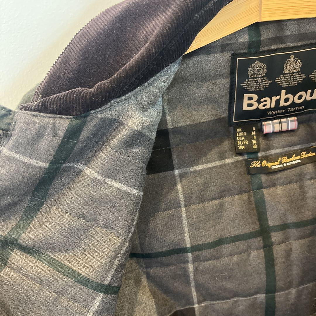 美品Barbour Fortrose セージグリーンサイズ8