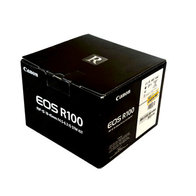 Canon EOS R100 RF-S18-45mm F4.5-6.3 IS STM Lens Kit: 24.1MP Mirrorless NEW