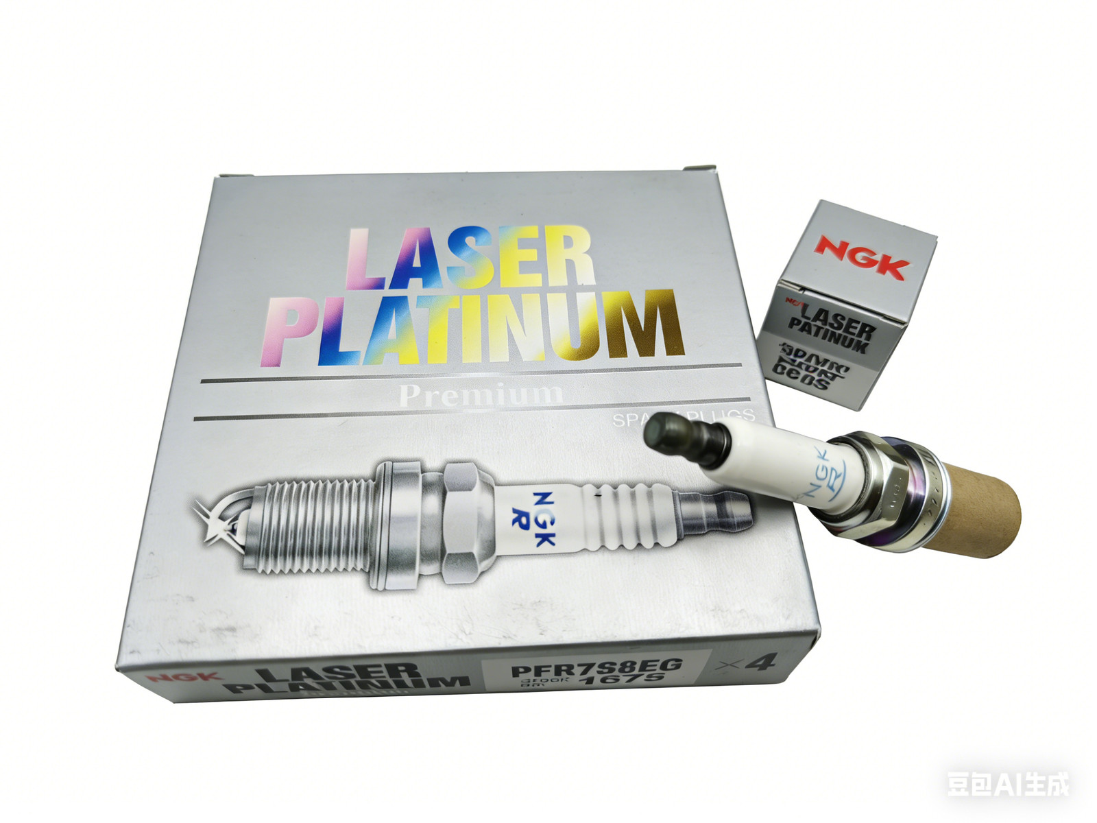 SET OF 4 For NGK Laser Platinum 1675 Spark Plugs PFR7S8EG Volkswagen Audi SKODA