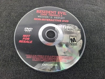 2001 Capcom Resident Evil X Code: Veronica Weker's Report Non-Interactive DVD