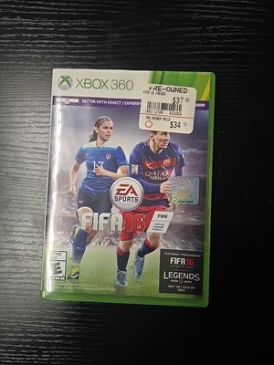 FIFA 16 Microsoft Xbox 360, 2016 EA - Complete with Manual and Insert CIB Tested