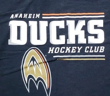 Anaheim Ducks T-Shirt Sz XL Honda NHL California Hockey Team Sports Tee 