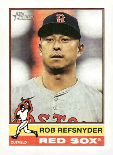 2025 Topps Heritage #213 Rob Refsnyder | Baseball Card