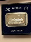 1 ounce silver art bar America’s great trains