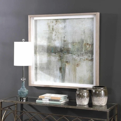Uttermost 41597 Neutral Essence 40-5/8" Square Framed Abstract Print On Paper - Picture 5 of 5