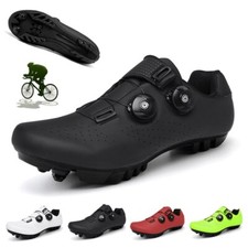 Scarpe Ciclismo MTB Uomo Bici Scarpe Autobloccanti Antiscivolo Bici da Strada Scarpe 