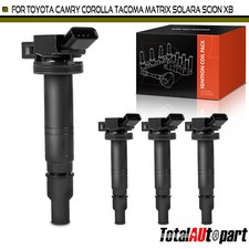 4 bobinas de encendido para Toyota Camry Corolla Tacoma Matrix Solara Scion xB 2,4 L 2,7 L