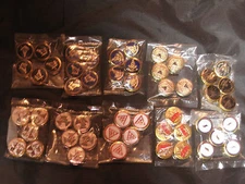 Masonic Button Covers Tuxedo Square Compass Past Master York Rites Freemason NEW