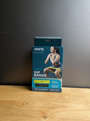 New Ignite 2 SPRI Hip Exercise Physical Therapy Bands Light & Medium Resistance