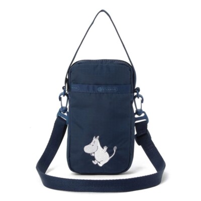 MOOMIN×LeSportsac Mini Phone Crossbody Moomin Embroidery Character 