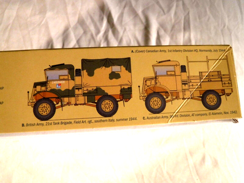 1/35 Italeri British Truck Chevrolet 15 CWT Markings 4/3 Versions # 233 - Picture 2 of 3