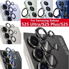 For Samsung Galaxy S25 Ultra/S25 Plus/S25 Metal Rings Camera Lens Protector