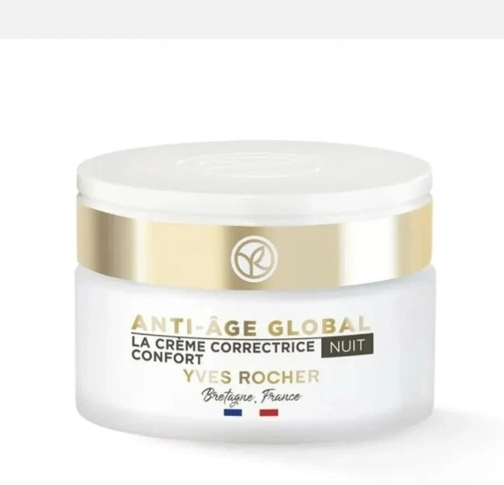 Yves Rocher Crema Viso Anti-Eta' Sublimante Giorno Anti-Age Global E Crema Notte - Immagine 2 di 2