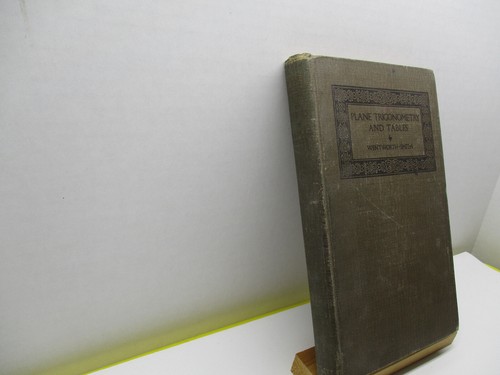 Plane Trigonometry and Tables Wentworth - Smith Math Series 1914 Hardcover - Picture 3 of 11