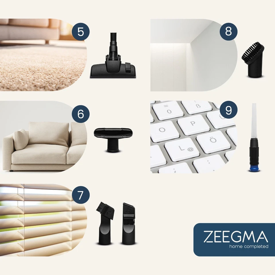 Staubsauger beutellos Zeegma Zonder Base 🔷2 HEPA H13 Filter 🔷 - Bild 4 von 4