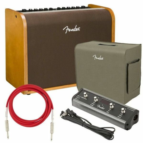 Fender Acoustic 100 Amplifier Stage Essentials Bundle for sale online