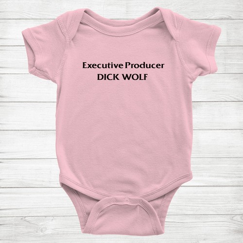 Baby Bodysuit Romper Custom Print Law and Order SVU Executive Producer Dick Wolf - Picture 5 of 16